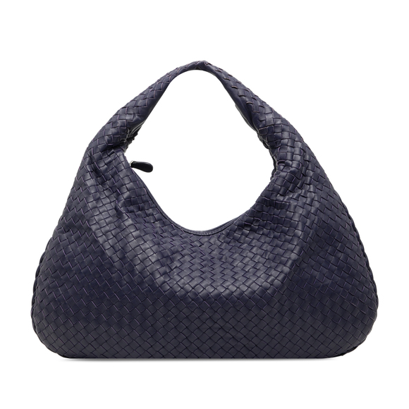 Bottega Veneta Handbags - Pre-Loved Bottega Veneta Medium Nappa Intrecciato Veneta Hobo